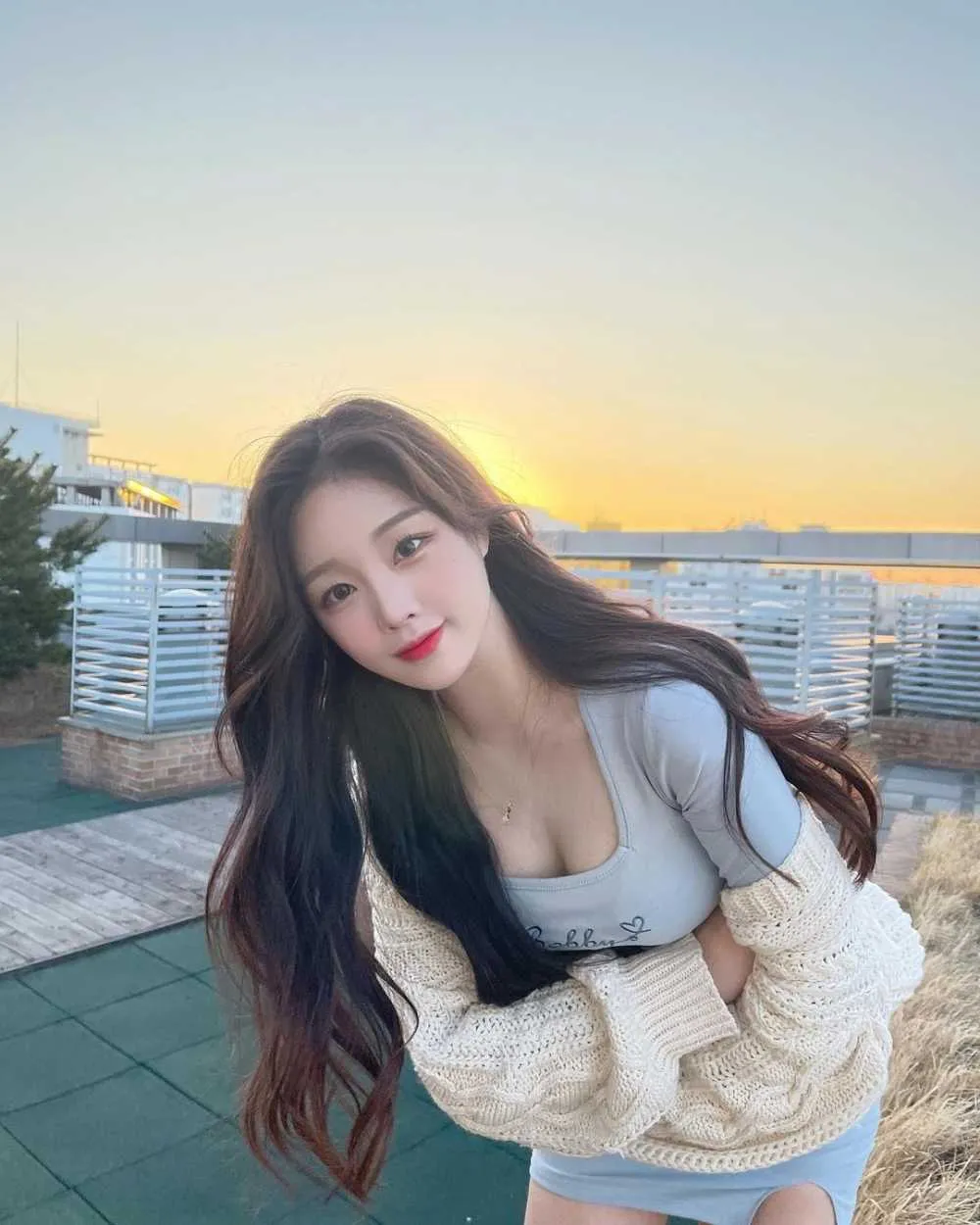 아름다운 모델 그녀~